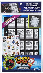 Yo-Kai Watch Medallium Collection Book Pages - Series 1 (3 Medal Pages, 2 Character Pages, 1 Sticker Sheet and 1 Exclusive Tigappa Yo-Motion Medal Included)