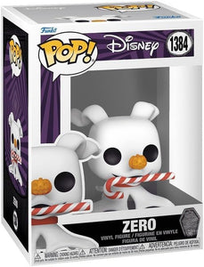 Funko POP! B: Disney The Nightmare Before Christmas 30th Anniversary - Zero with Candycane #1384 Vinyl Figure