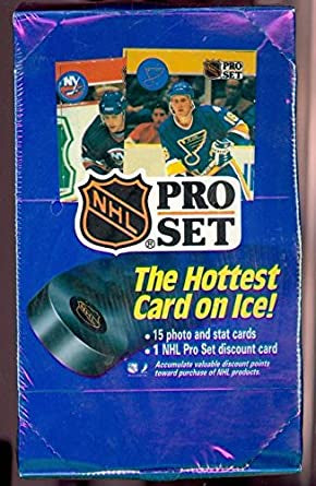 1990-91 Pro Set Series 1 NHL Hockey Wax Hobby Box (36 Packs)