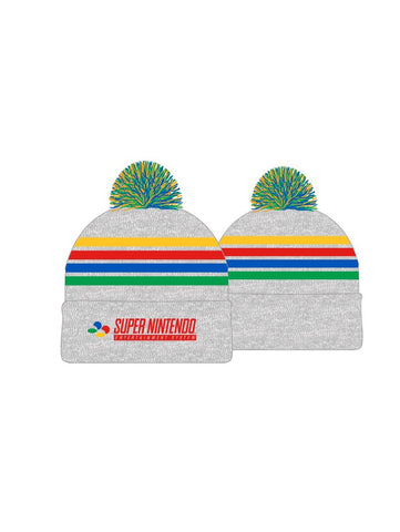 NINTENDO - Snes Marled Striped Cuff Beanie