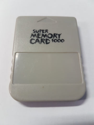 Super Memory Card 1000 1 MB Playstation 3rd Party Used