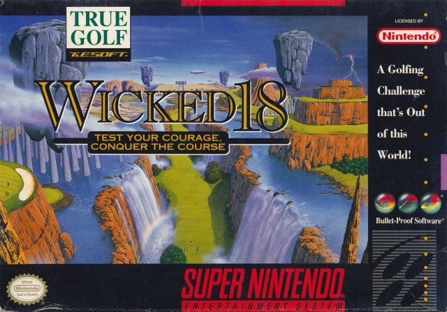 True Golf Classics: Wicked 18 - SNES (Pre-owned)