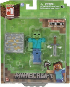 Minecraft - Figure with Accessories - Overworld Zombie