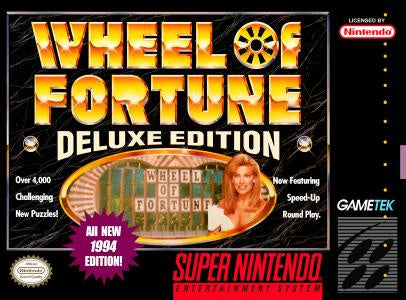 Wheel of Fortune Deluxe Edition - SNES (Pre-owned)