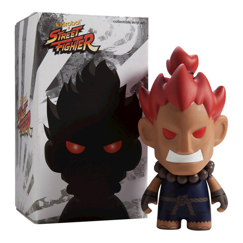 Street Fighter Akuma (Red) 7" Figure [Kidrobot] (Box Wear)