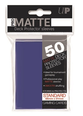 Ultra Pro Standard Pro Matte Deck Protector Card Sleeves 50ct - Blue