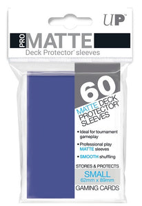 Ultra Pro Small Card Pro Matte Deck Protector Sleeves 60ct - Blue