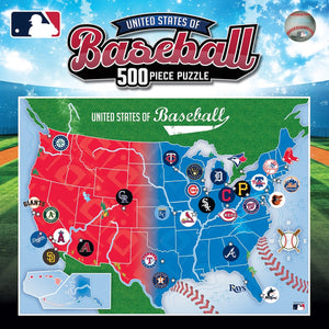MLB United States of Baseball - 500 Piece Jigsaw Puzzle
