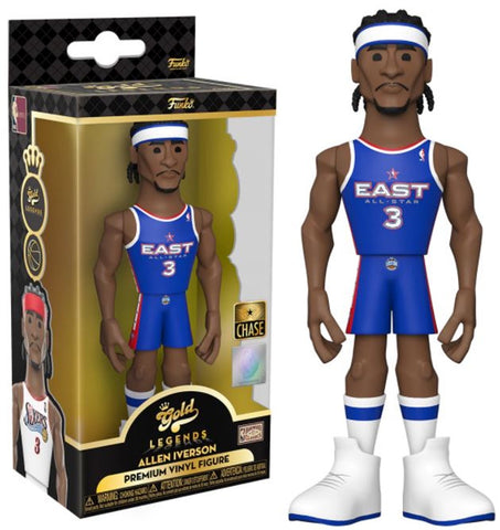 Funko Gold: NBA - Allen Iverson (2005 NBA All-Star Game East Jersey) 5" Premium Vinyl Figure CHASE