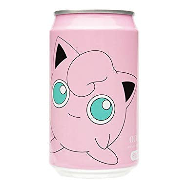 Jigglypuff Ocean Bomb Sparkling Water Peaches Flavour 330ml