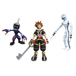 Kingdom Hearts II Sora, Dusk & Soldier Set of 3 Diamond Select Figure [Diamond]