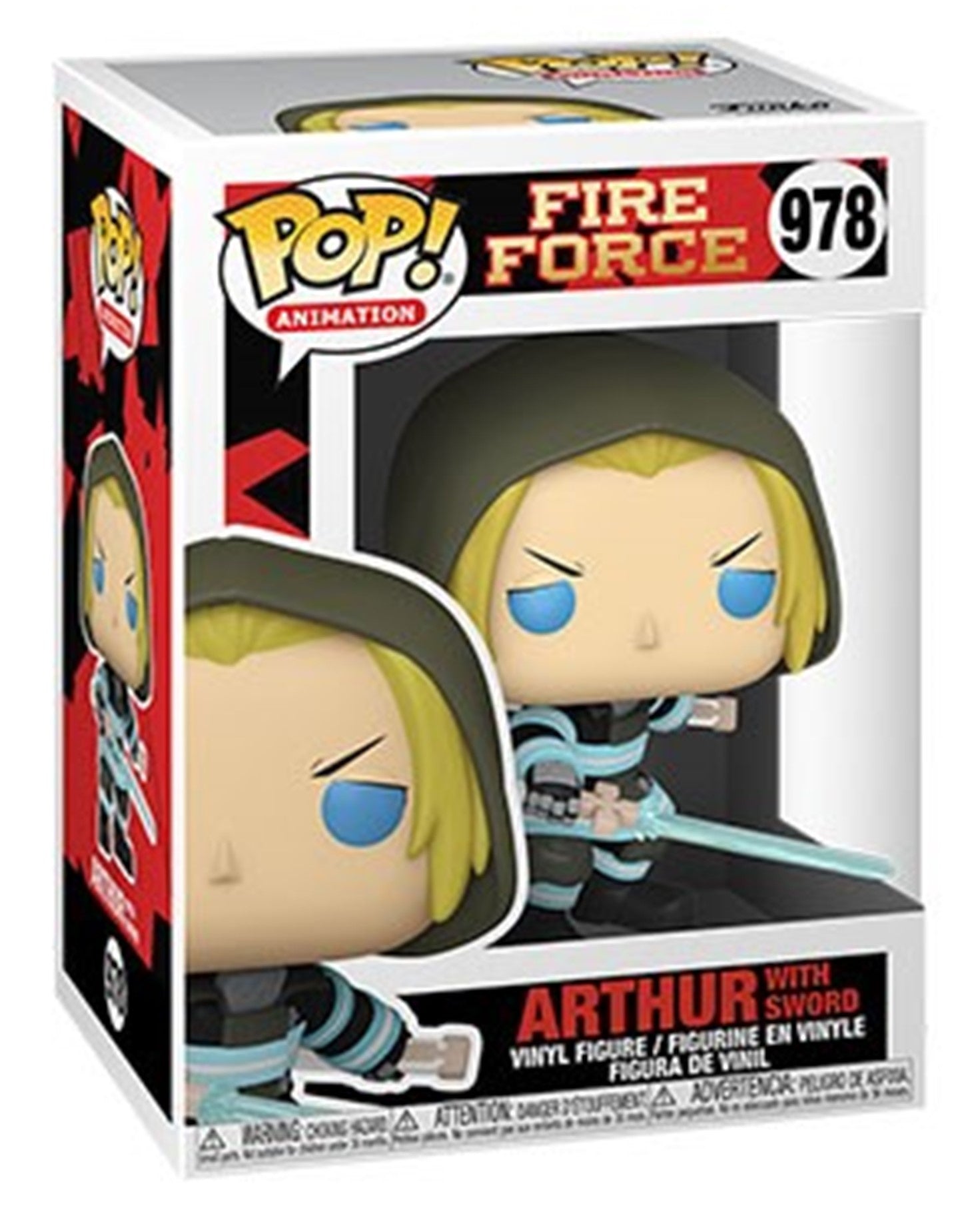 Funko POP! Animation: Fire Force - Arthur with Sword #978 Vinyl Figure