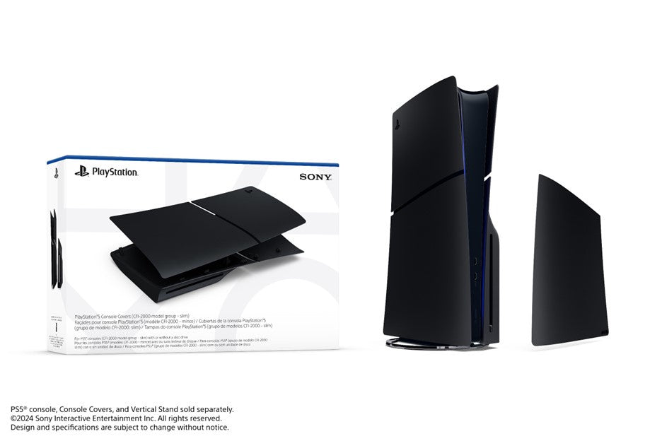 PlayStation 5 Console Covers (model group - slim) – Midnight Black