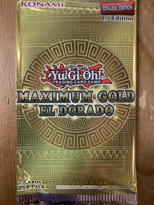 Yu-Gi-Oh! Maximum Gold El Dorado 1st Edition Booster Pack A & C Games Yu-Gi-Oh! Maximum Gold El Dorado 1st Edition Booster Pack A & C Games