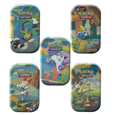 Pokemon Trading Card Game: Galar Pals Mini Tins - Set of 5