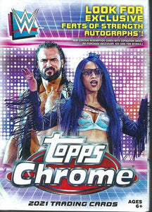 2021 Topps Chrome WWE Wrestling Trading Card Blaster Box
