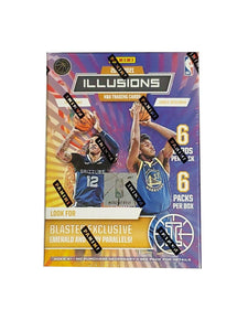2020-21 Panini Illusions NBA Basketball Blaster Box (6 Packs Per Box)