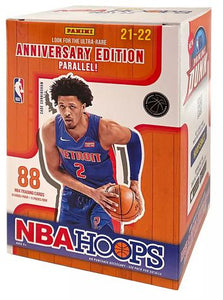 2021-22 Panini NBA Hoops Basketball Blaster Box (11 Packs, 8 Cards a Pack)
