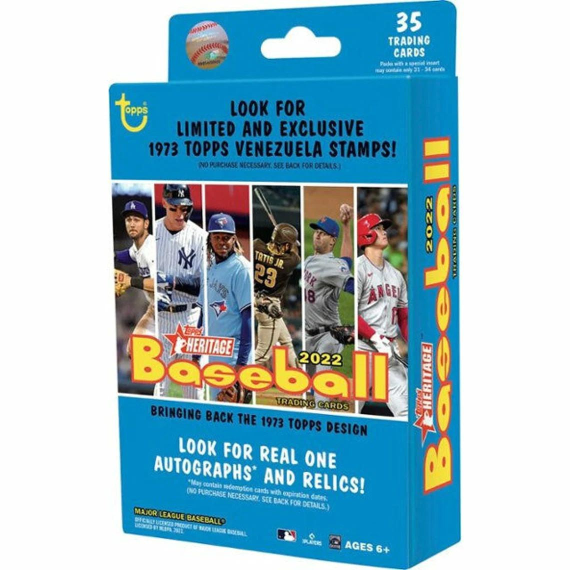 2022 Topps Heritage MLB Baseball Hanger Box