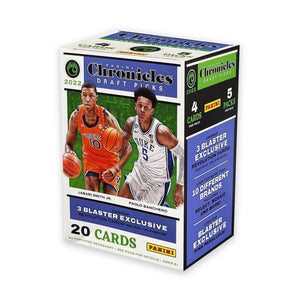 2022 Panini Chronicles Draft Picks Collegiate Basketball Blaster Box (5-Packs in a Box)