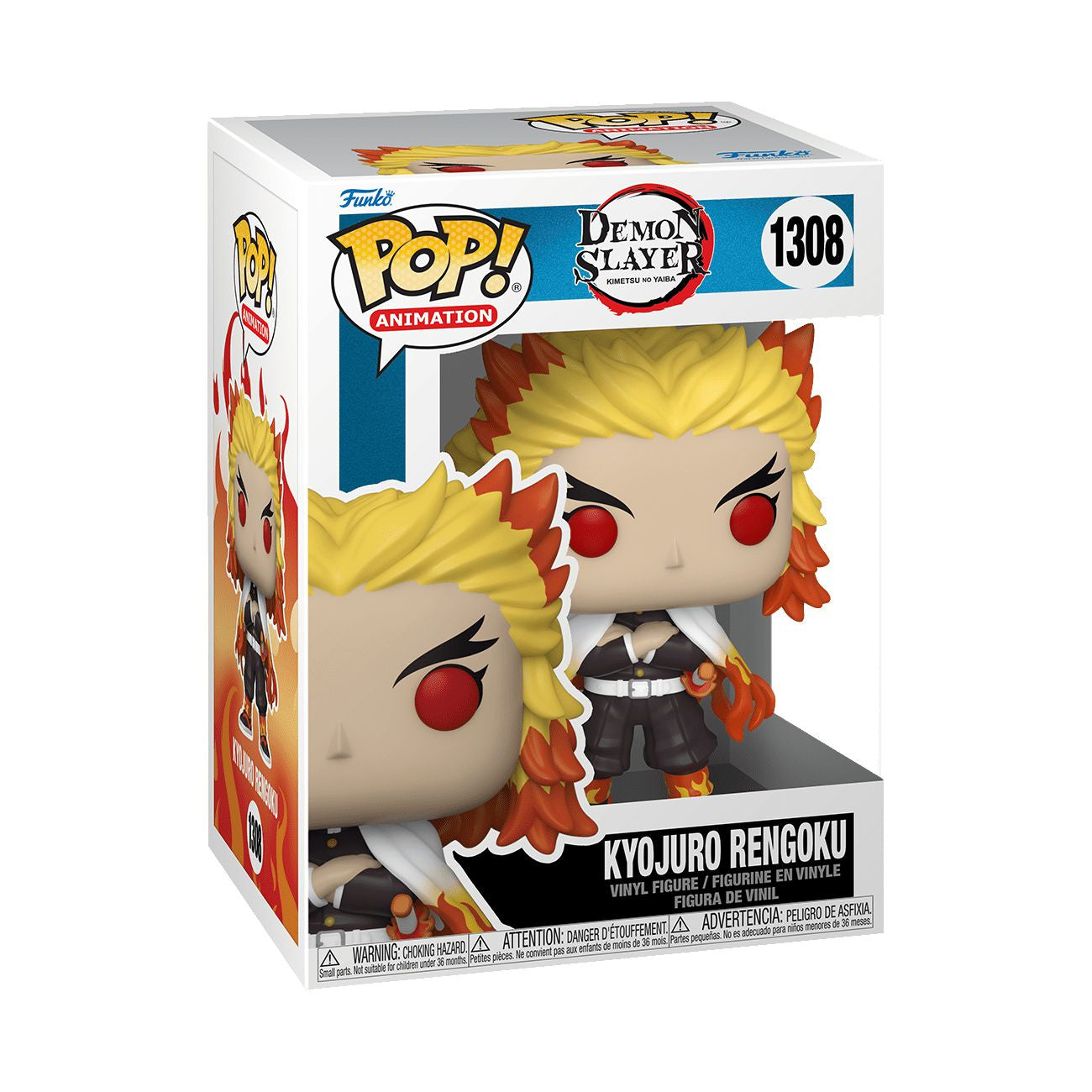 Funko POP! Animation: Demon Slayer - Kyojuro Rengoku #1308 Vinyl Figure