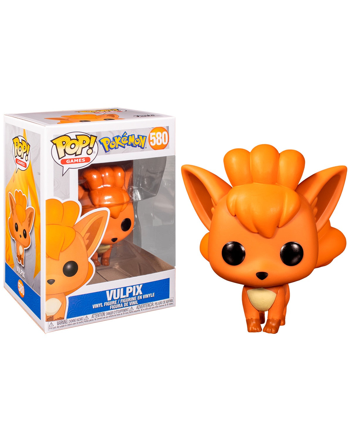 Funko POP! Games: Pokemon - Vulpix #580 Vinyl Figure