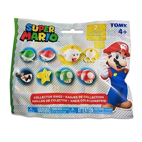 Super Mario Brothers Collector Rings Blind Bag Pack