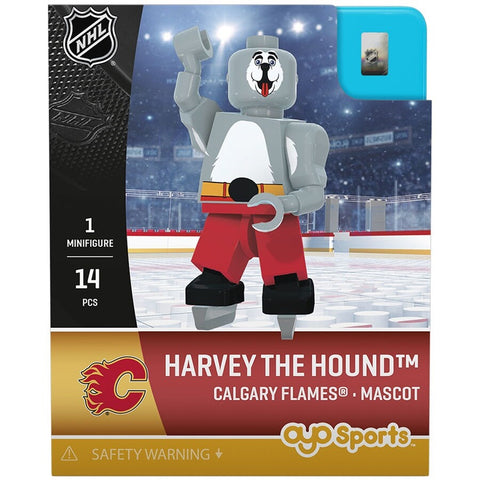 OYO Mini Figure NHL - Calgary Flames - Harvey The Hound (Mascot)
