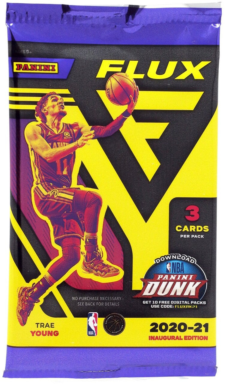 2020-21 Panini Flux NBA Basketball Blaster Pack (3 Cards Per Pack)