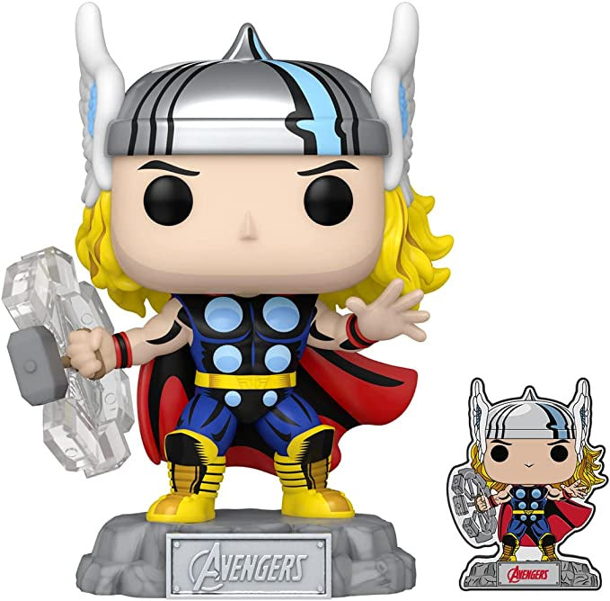 Funko POP! Marvel Avengers Beyond Earth's Mightiest #1190 Exclusive Bobble-Head with Pin Figure