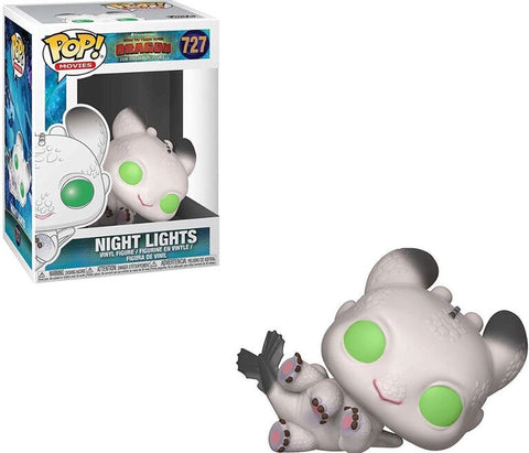 Funko Pop! Movies: How To Train Your Dragon the Hidden World - Night Lights (White) #727 Vinyl Figure