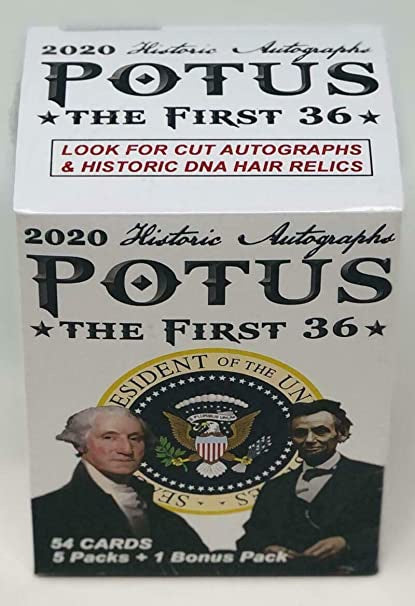 2020 Historic Autograph POTUS - The First 36 Blaster Box