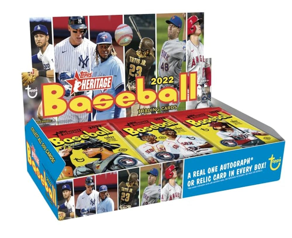 2022 Topps Heritage Baseball Hobby Box