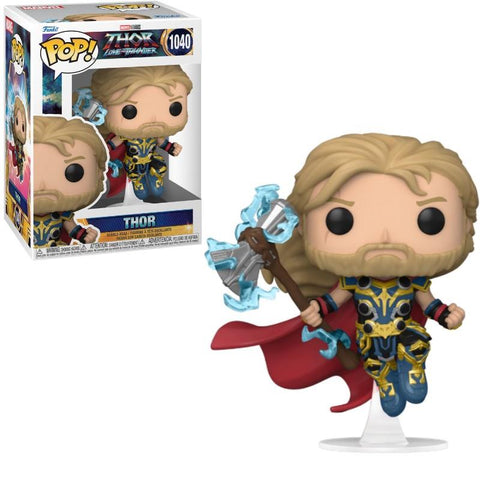 Funko POP! B: Marvel Thor Love and Thunder - Thor #1040 Bobble-Head Figure