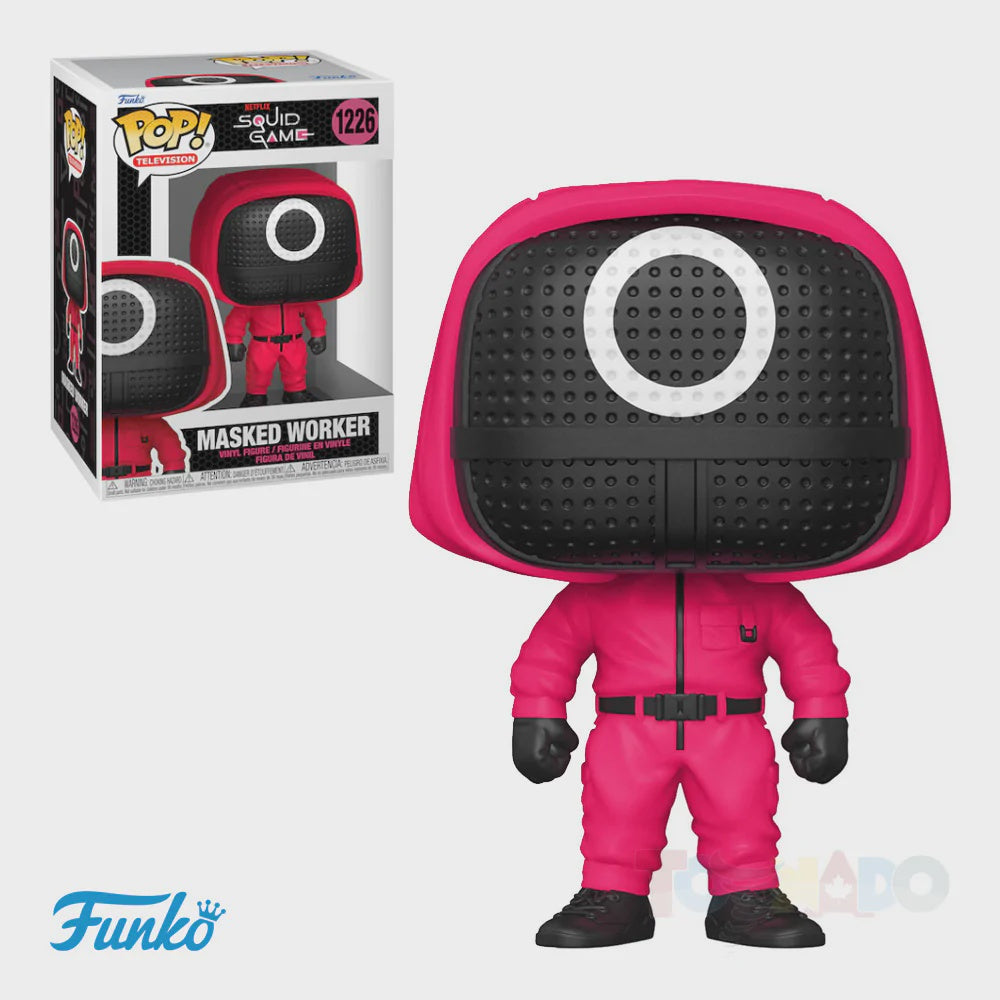 Funko POP! Television: Squid Game - Masked Worker (Red) - #1226 Vinyl Figure