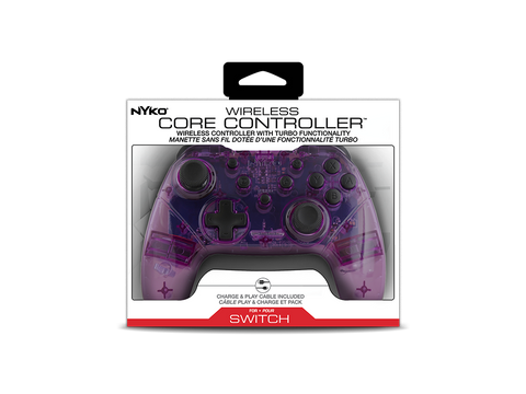 [NYKO] Wireless Core Controller for Nintendo Switch (Purple/White)