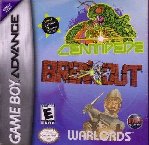Centipede / Breakout / Warlords - GBA (Pre-owned)