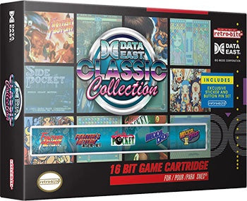 Data East Classic Collection (Fighter's History 1 & 2/Side Pocket/ Magical Drop 1 & 2) - SNES