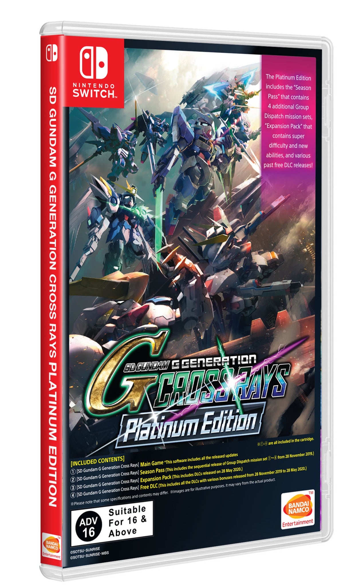 SD Gundam G Generation Cross Rays - Platinum Edition (Asia Import) - Switch