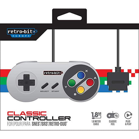 SFC Style SNES Wired Classic Controller [Retro-Bit Europe]