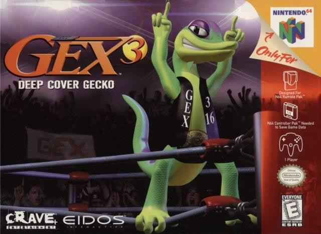 Gex 3: Deep Cover Gecko - N64 (Pre-owned)