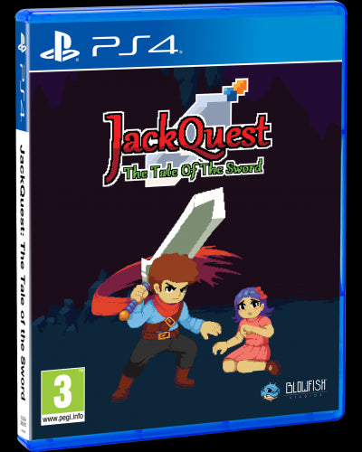 JackQuest The Tale of the Sword (PAL Import - Cover in French - Plays in English) - PS4