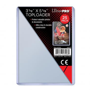 Ultra Pro Top Loader 3-1/2" X 5-1/8" Toploader 25ct for Photos & Documents