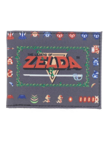 NINTENDO - ZELDA - Pixel Sublimated Bi-Fold Wallet Multi