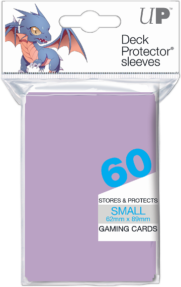 Ultra Pro Small Card Gloss Deck Protector Sleeves 60ct - Lilac