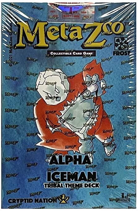 MetaZoo: Cryptid Nation - Tribal Theme Deck - Alpha Iceman - 2nd Edition
