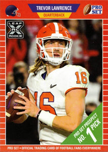 2021 Pro Set Football #PS1 Trevor Lawrence XRC (Rookie Card)