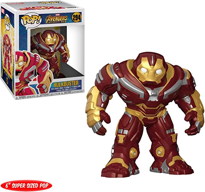 Funko POP! Marvel Avengers Infinity War - Hulkbuster 6" #294 Vinyl Bobble-Head Figure (New Open Box Pre-Owned, Water Damage)