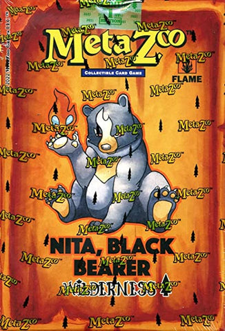 MetaZoo: Wilderness - Theme Deck - Nita, Black Bearer - 1st Edition
