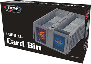 BCW 1600CT Collectable Plastic Card Bin Grey